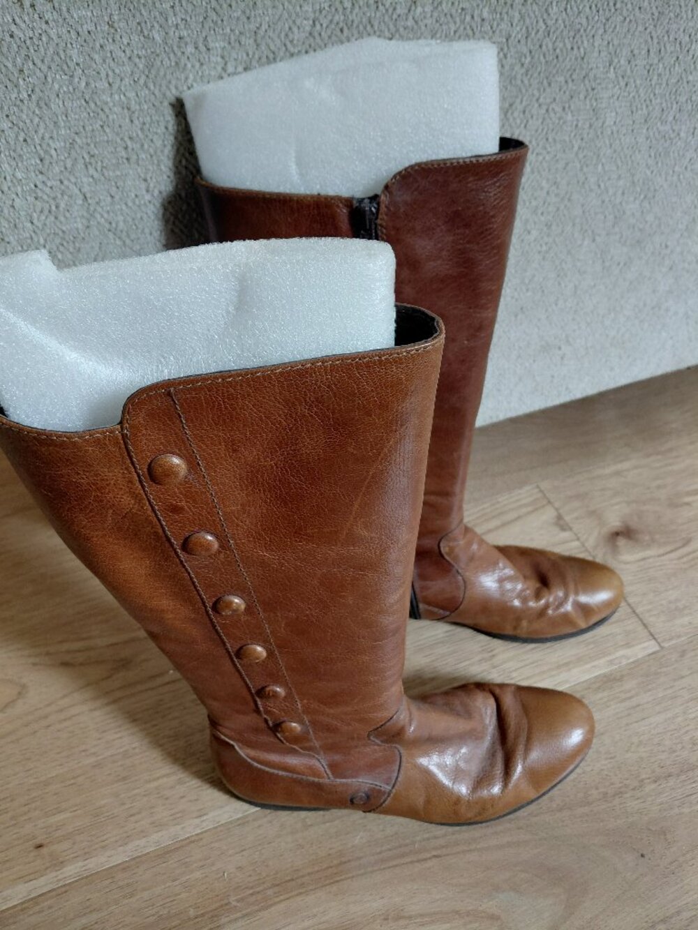 Born Brown Leather Riding Boots Size 7.5